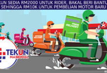 Photo of Tekun Mobilepreneur: RM10.95m Channelled To 1,363 Delivery Riders, Says Minister