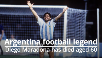 Photo of Football World Mourns As Argentina Great Maradona Dies Aged 60