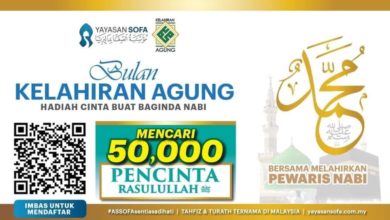 Photo of YAYASAN SOFA: Mencari 50,000 Pencinta Rasulullah SAW
