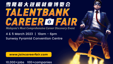Photo of Talentbank Career Fair 2023: Peluang Graduan & Pencari Kerja Lebih 100 Syarikat Terkemuka Di Malaysia