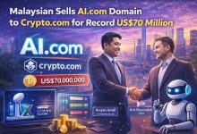Photo of Malaysian Sells AI.com Domain to Crypto.com for Record US$70 Million